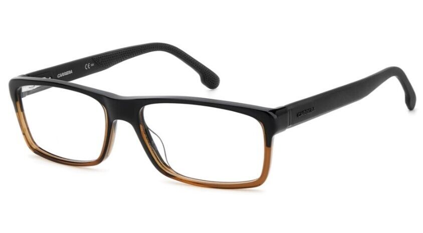 Carrera 8852 0R60 Black Brown Rectangle Men's Eyeglasses