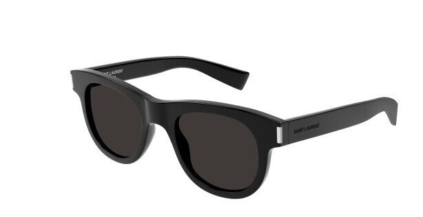 Saint Laurent SL 571 006 Black/Black Round Men's Sunglasses