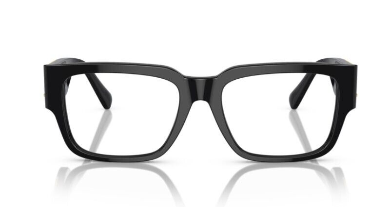 Versace 0VE3350F GB1 Black/Clear Square Shaped Men's Eyeglasses