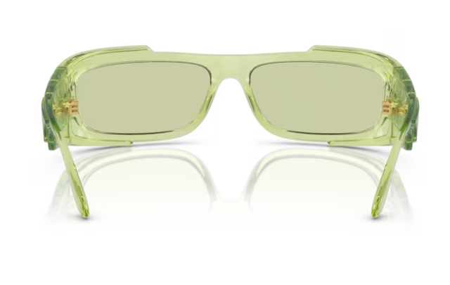 Versace VE4446 541471 Green Rectangular Men's Sunglasses