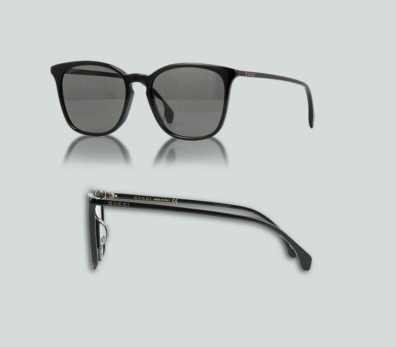 GUCCI GG0547SK 001 Square Black/Shiny Black Grey Sunglasses
