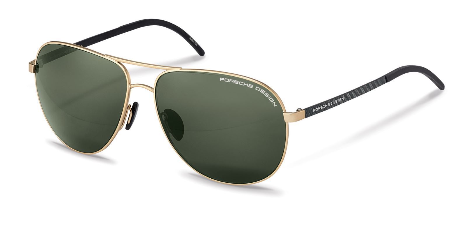 Porsche Design P 8651 B Gold Polarized Sunglasses