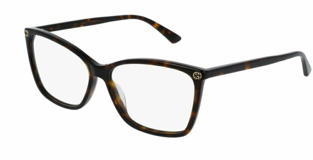 Gucci GG 0025 O 002 Havana Eyeglasses