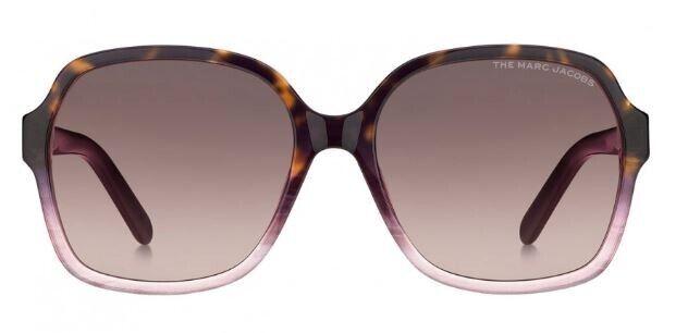 Marc Jacobs MARC-526/S 065T/3X Havana-Burgundy/Burgundy Women's Sunglasses