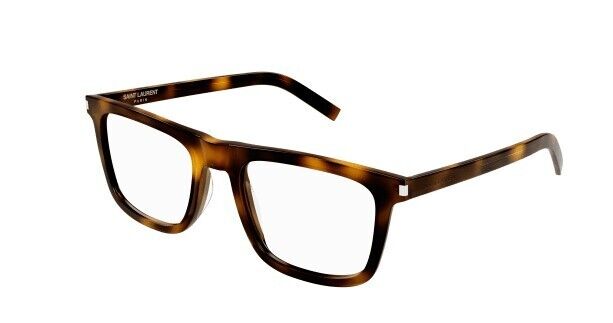 Saint Laurent SL 547 SLIM OPT 006 Havana Rectangular Men's Eyeglasses