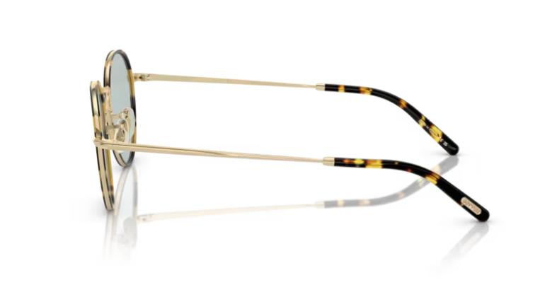 Oliver Peoples 0OV1333 Sidell 5035 Gold/dtb Round 49mm Men's Eyeglasses