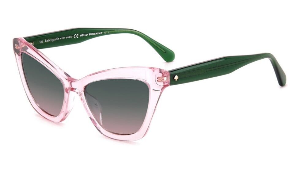 Kate Spade Amelie/G/S 035J/JP Pink/Green Shaded Pink Cat Eye Women's Sunglasses