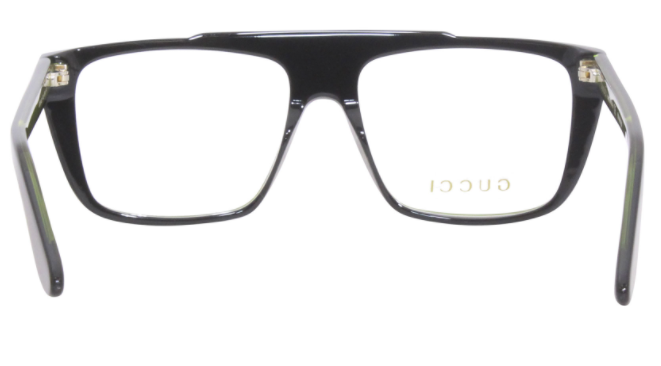 Gucci GG1040O 003 Black Square Men Eyeglasses