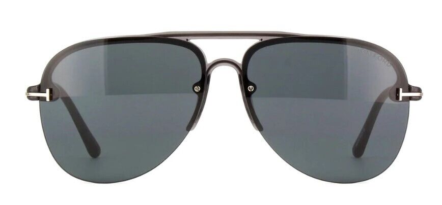 Tom Ford FT 1004 Terry-02 45A Transparent Brown/Light Grey Men's Sunglasses