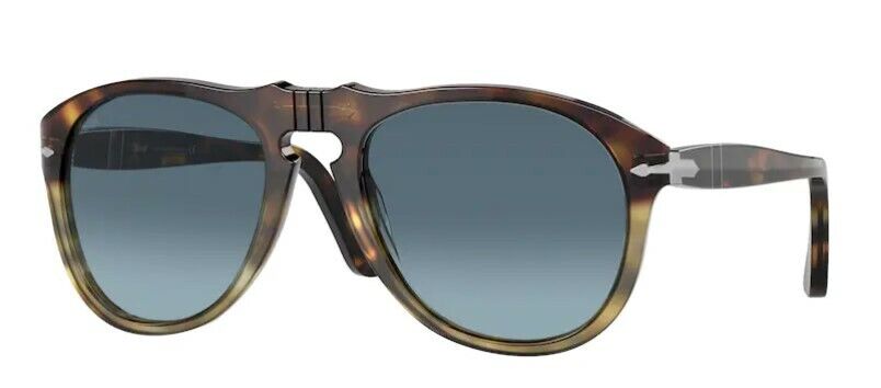 Persol 0PO0649 1158Q8 Tortoise Spotted Brown/ Azure Blue Gradient Sunglasses