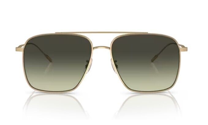 Oliver Peoples 0OV1320ST Dresner 5292BH Gold/Gradient G-15 Dark Green Sunglasses