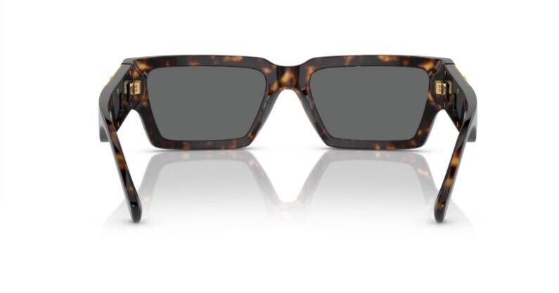 Versace 0VE4459 108/87 Havana/ Dark Grey Rectangle Men's Sunglasses