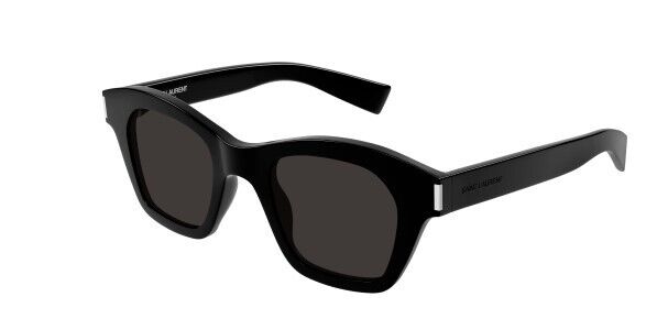 Saint Laurent SL 592 001 Black/Black Soft Square Men's Sunglasses