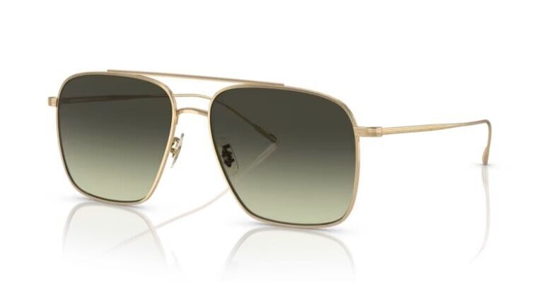 Oliver Peoples 0OV1320ST Dresner 5292BH Gold/Gradient G-15 Dark Green Sunglasses