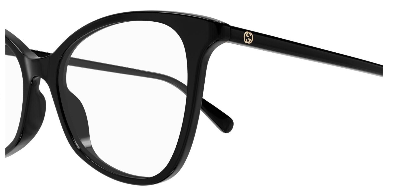 Gucci GG1360O 001 Black Cat-Eye Women's Eyeglasses