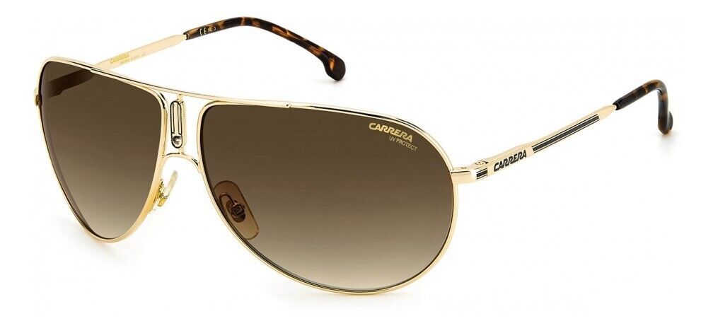 Carrera GIPSY65 0J5G/HA Gold/Brown Gradient Full-Rim Unisex Sunglasses