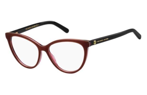 Marc-Jacobs MARC-560 07QY/00 Grey Burgundy Cat Eye Women's Eyeglasses