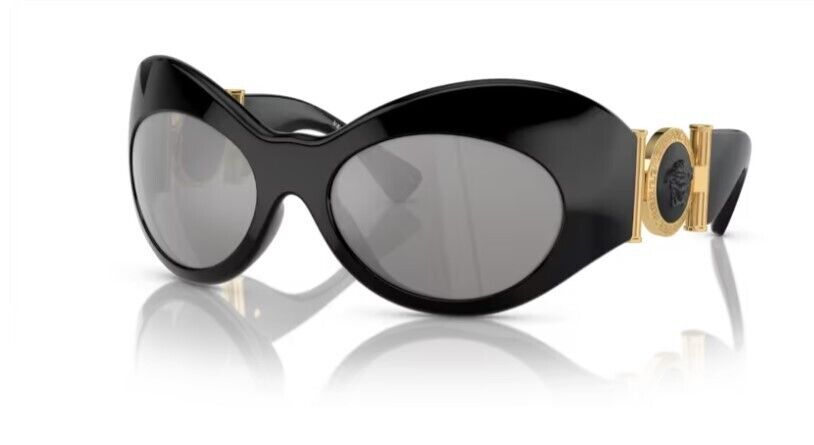 Versace 0VE4462 GB1/6G Black/ Light grey Wide Cat Eye Women's Sunglasses