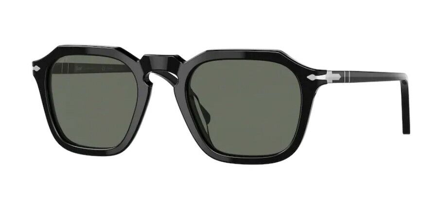 Persol 0PO 3292S 95/58 Black/Green Polarized Unisex Sunglasses