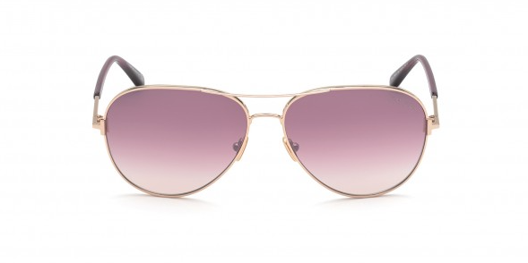 Tom Ford FT 0823 Clark 28U Rose Gold Pink/Bordeaux Gradient Sunglasses