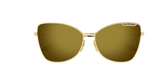 Balenciaga BB 0278S 004 Gold/Bronze Cat Eye Women's Sunglasses