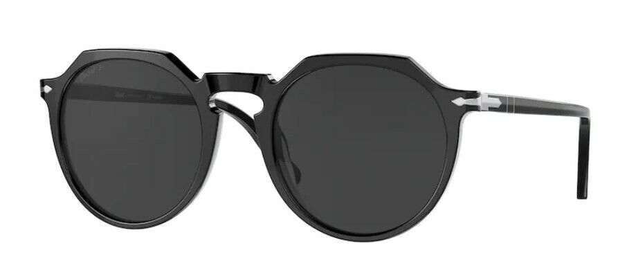 Persol 0PO 3281S 95/48 Black/Dark Grey Polarized Unisex Sunglasses