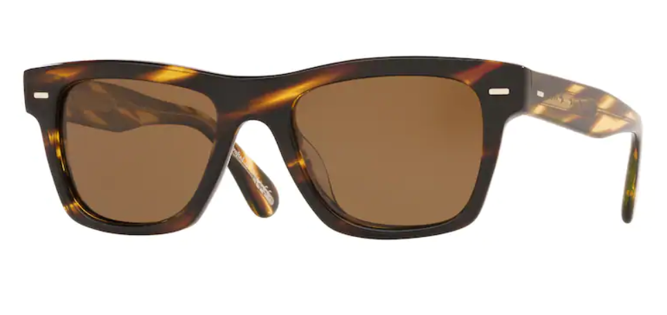 Oliver Peoples 0OV 5393SU OLIVER 100357 Havana/Brown Polarized Pillow Sunglasses