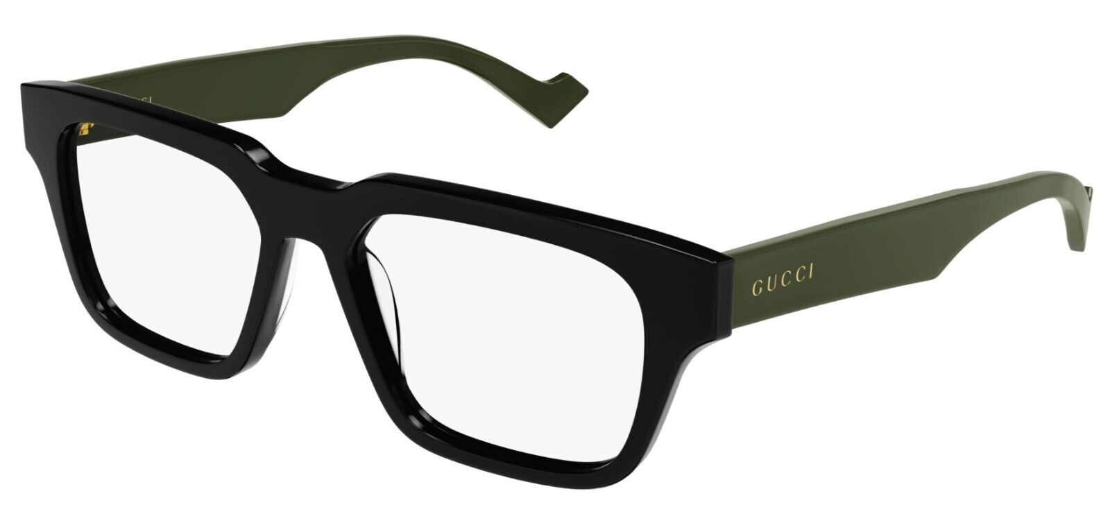 Gucci GG0963O 005 Black Rectangular Men's Eyeglasses