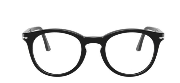 Persol 0PO3259V 95 Black / Silver Unisex Eyeglasses
