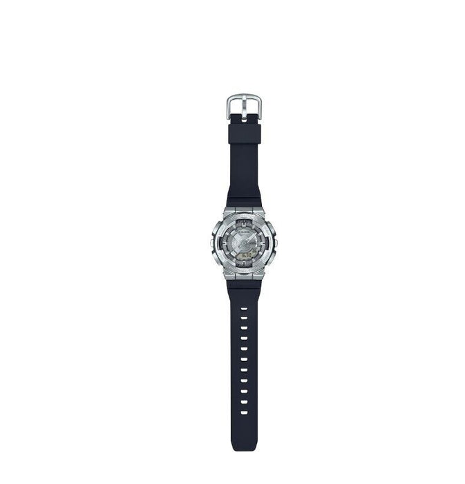 Casio G-Shock Analog-Digital Silver Dial Black Strap Women's Watch GMS110-1A