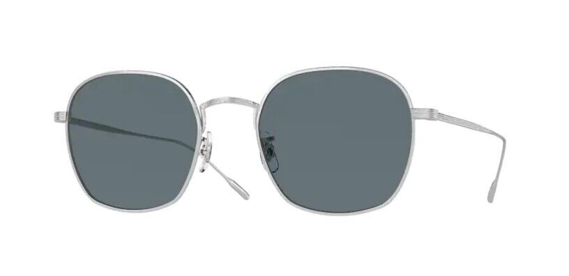 Oliver Peoples 0OV1307ST Ades 52543R Brushed Silver/Blue Polar Square Sunglasses