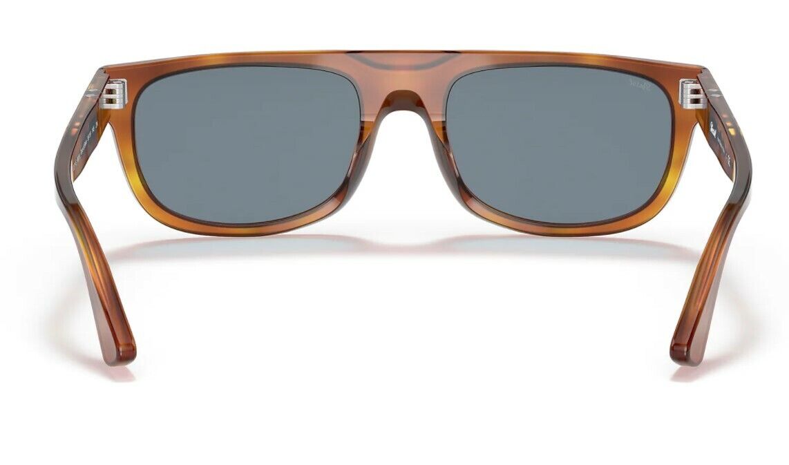 Persol 0PO 3271S 96/56 Terra Di Siena/Light Blue Sunglasses