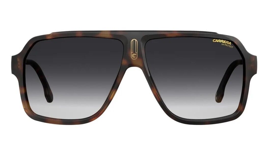 Carrera 1030/S 0086/9O Havana/Grey Shaded Rectangle Men's Sunglasses