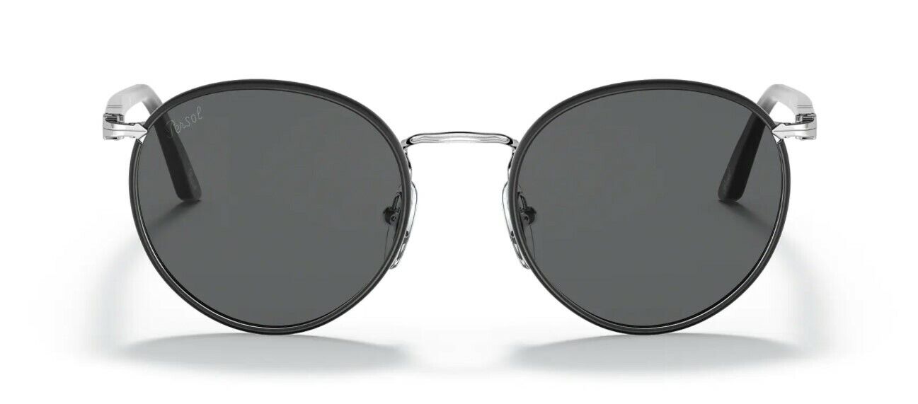 Persol 0PO 2422 SJ 1119B1 Silver Matte Black/Grey Men's Sunglasses