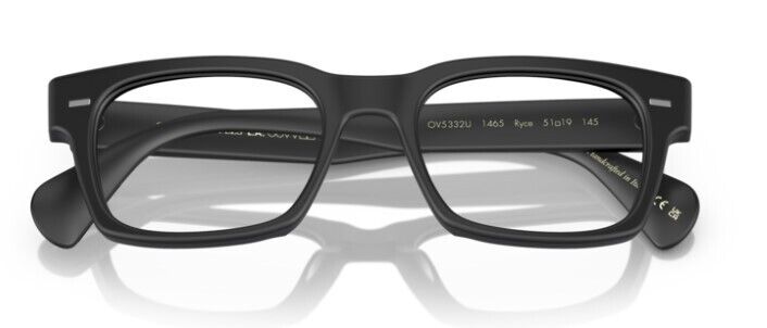 Oliver Peoples OV5332U 1465 Semi Matte Black Rectangular 54mm Men's Eyeglasses