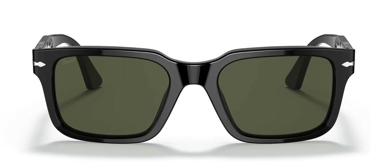 Persol 0PO 3272S 95/31 Black/Green Sunglasses