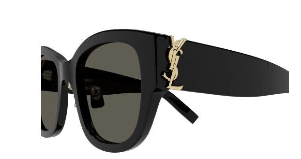 Saint Laurent SL M95/K 001 Black/Grey Square Women's Sunglasses