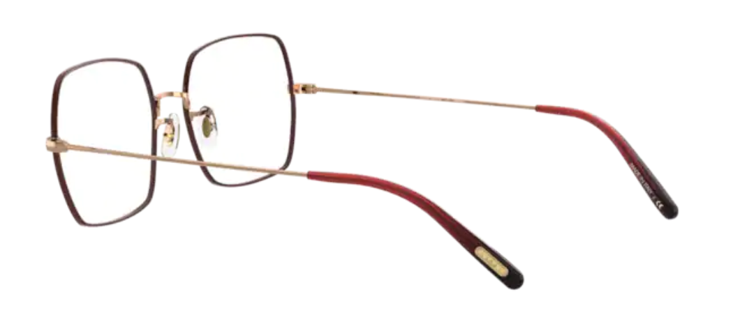 Oliver Peoples 0OV 1279 JUSTYNA 5037 Rose Gold/Burgundy Eyeglasses