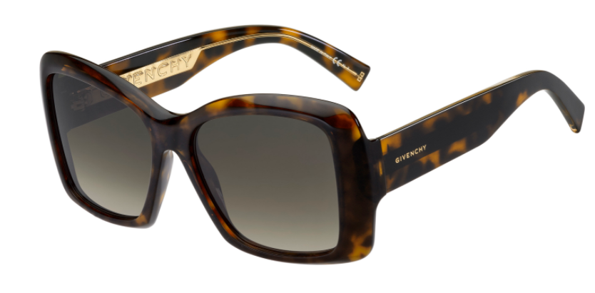 Givenchy 7186/S 0086 Dark Havana Square Women's Sunglasses
