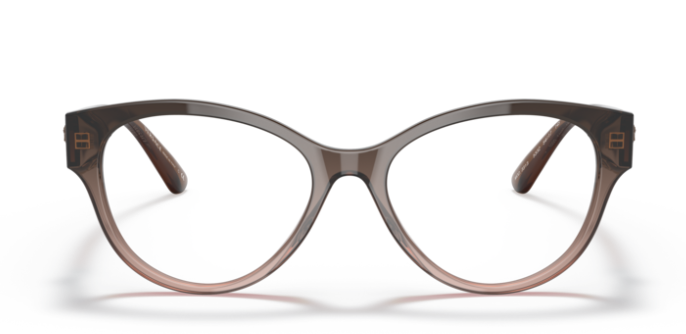 Versace 0VE3313 5332 Brown transparent Round Women's Eyeglasses