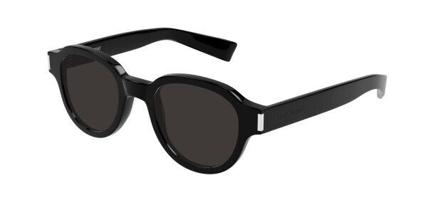Saint Laurent SL 546 001 Black/Black Round Unisex Sunglasses