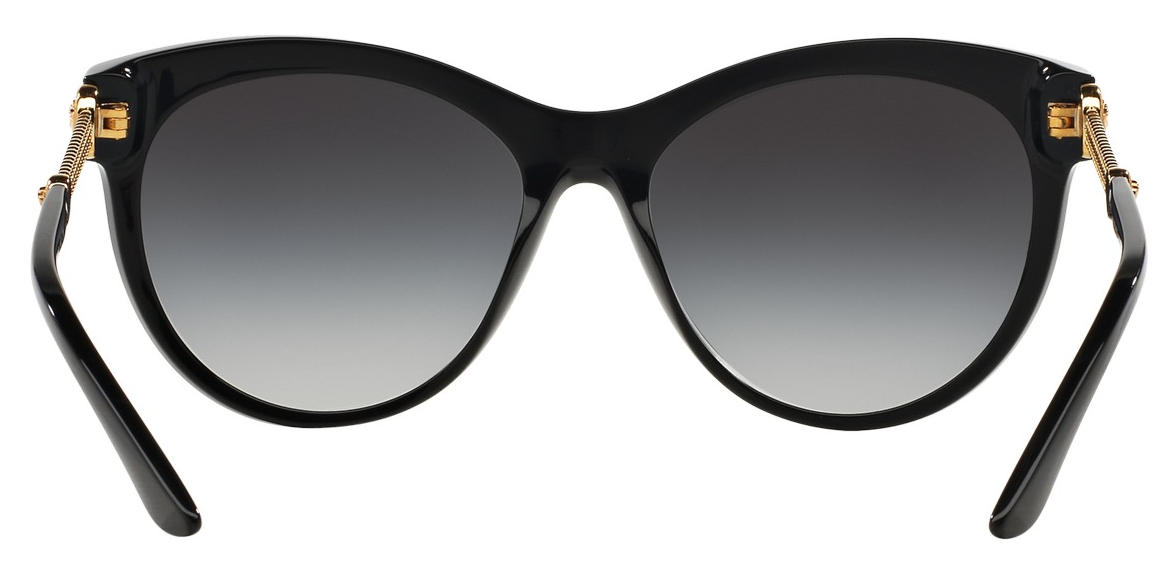 Versace VE4292A GB1/8G Black/Grey Gradient Round Women's Sunglasses