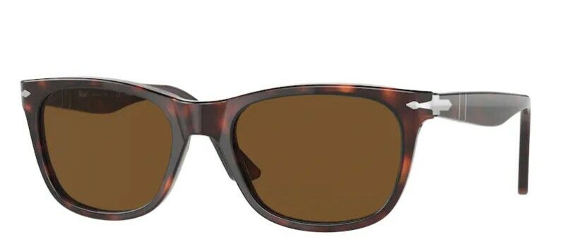 Persol 0PO3291S 24/57 Havana/ Brown Polarized Rectangle Men's Sunglasses
