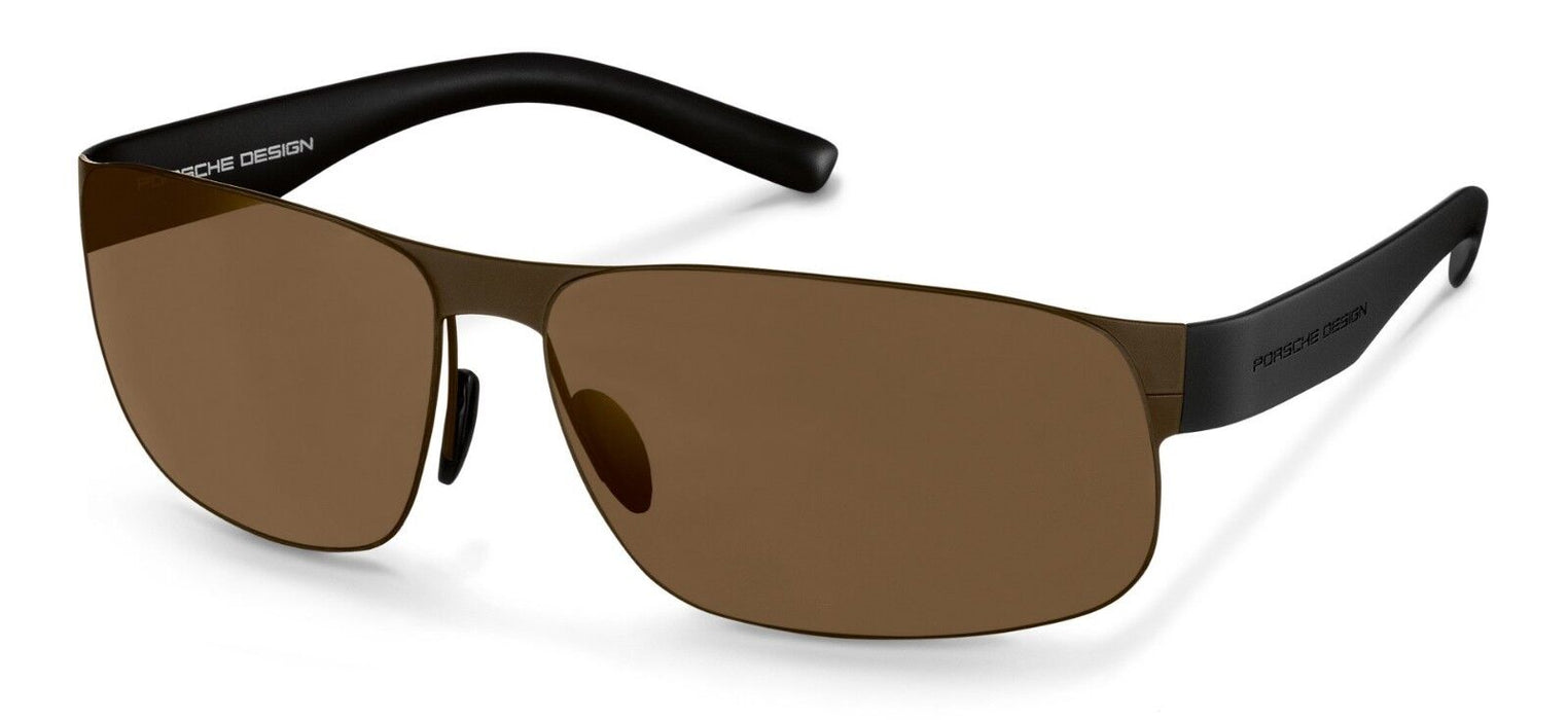 Porsche Design P 8531 D Brown Grey Matte Sunglasses