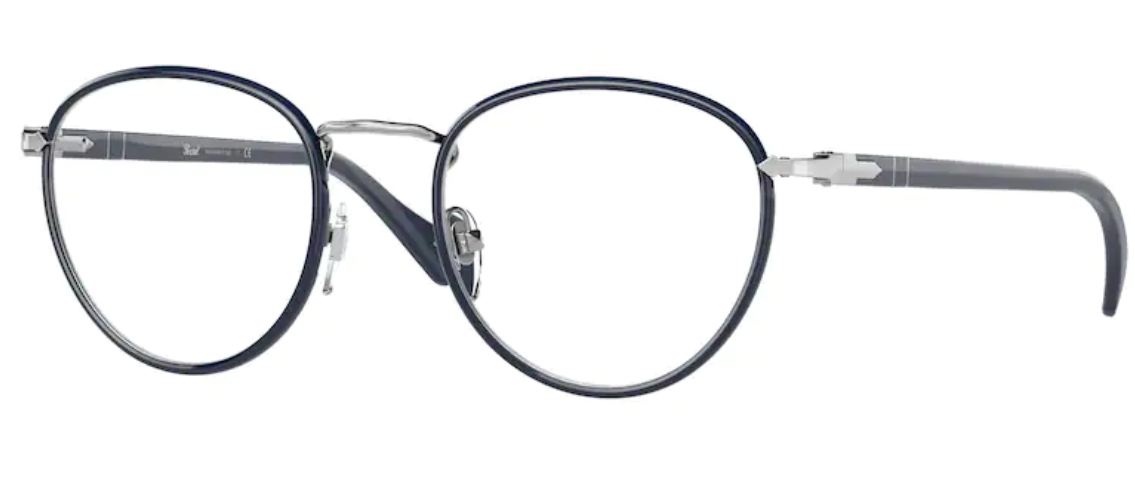 Persol 0PO2410VJ 1120 Canna Fucile /Blu Blue Unisex Eyeglasses