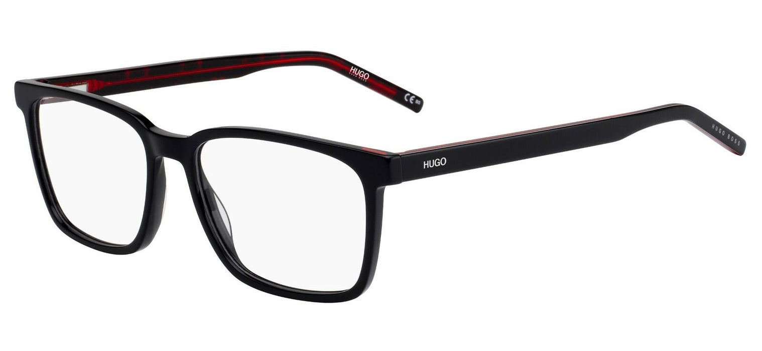 Hugo 1074 0UYY Black Pattern Red Eyeglasses