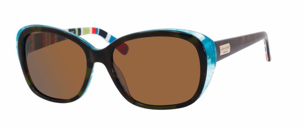 Kate Spade Hilde/P/s Us X71P/VW Olive Tortoise Turquoise Sunglasses