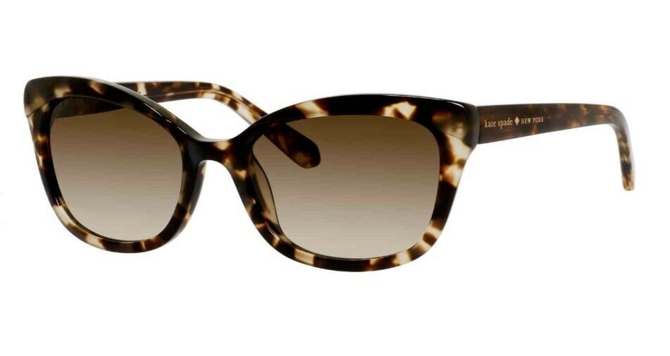 Kate Spade Amara/S 00FP/CC Black Havana/Brown Gradient Cat-Eye Sunglasses