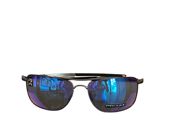 Oakley 0OO4124 GAUGE 8 412406 MATTE GUNMETAL Polarized Sunglasses