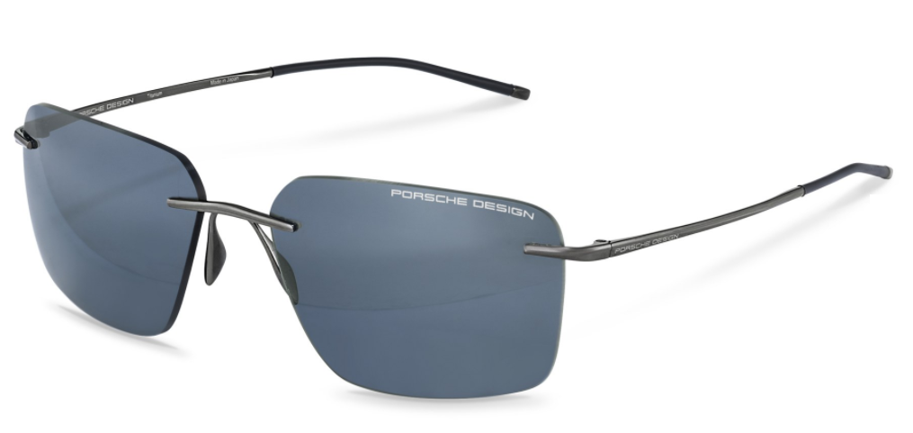 Porsche Design P 8923 C Dark Gunmetal Blue Mirrored Unisex Sunglasses